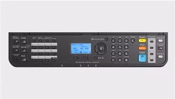 Kyocera ecosys ma3500fx stampante laser multifunzione A4 1200 x 1200 dpi 35 ppm con stampa, scansione, copia e fax, connettività USB e Ethernet/LAN, bianco/grigio/nero