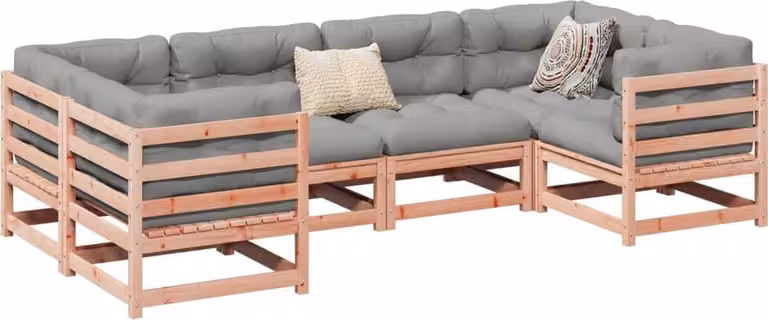 Maison Exclusive - Set da giardino composto da 6 pezzi in legno massello di douglasia
