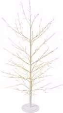 Albero luminoso Bianco 1 gioco di luce (H90 D50 cm) TIGLIO 240 luci - MICROLED Bianco caldo IP44 77478