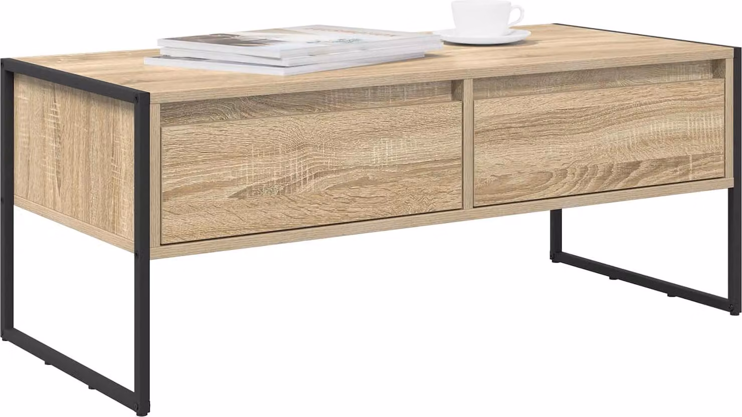 Tavolino da salotto Sonoma 100 x 46 x 40 cm Legno multistrato