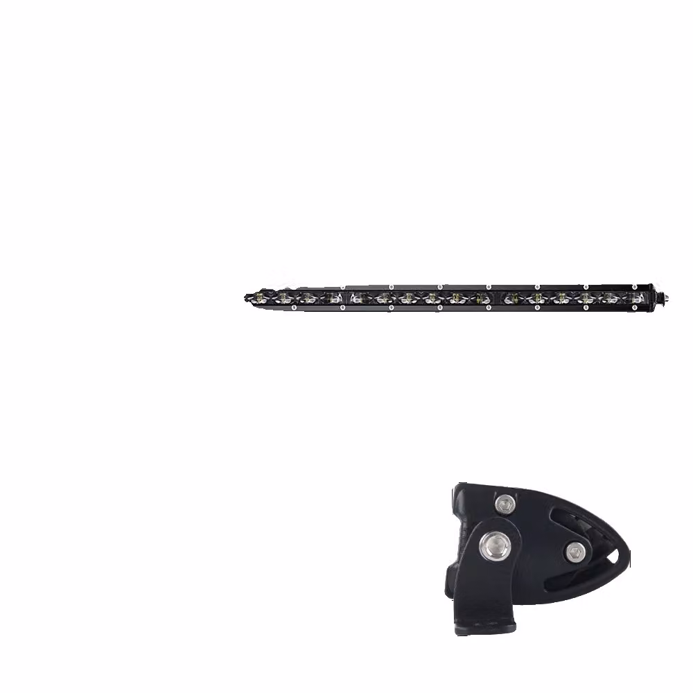Barra illuminante a LED per fuoristrada, design elegante, fascio di luce ampio e concentrato, 6 LED da 26 pollici, 120W