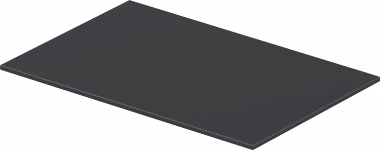 Duravit DuraSquare verre 1164x380 mm, pour console métallique 003117/ 003118, 0099708700, 0099708700