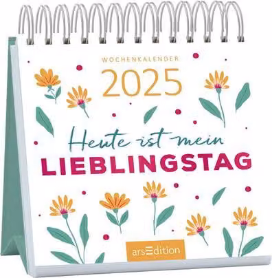 Mini calendario settimanale Oggi è il mio giorno preferito 2025