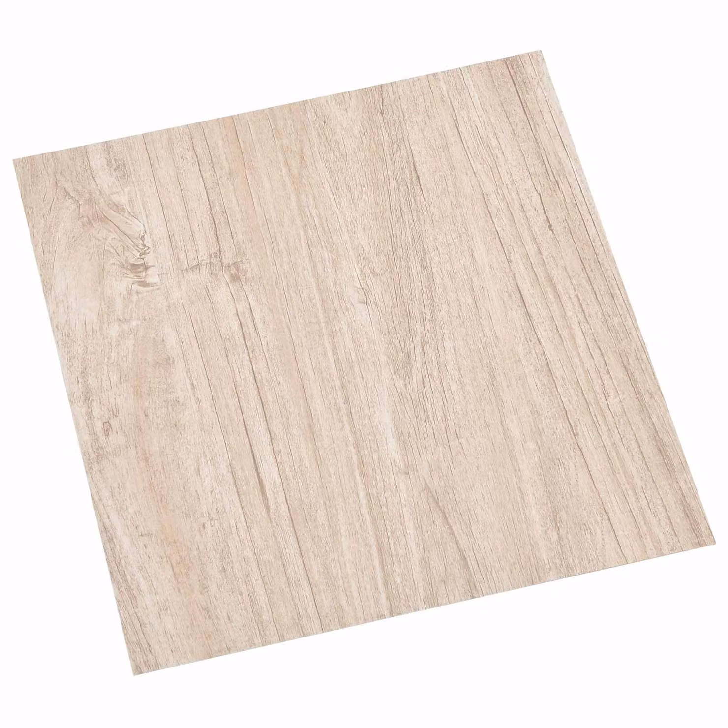 Plance per pavimentazione autoadesive vidaXL effetto legno moderno, marrone, bianco e beige, L: 30,5 cm, P: 30,5 cm, H: 0,51 cm