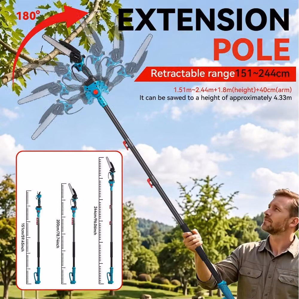 Troncatrice elettrica - 4 in 1 - Lame da taglio da 8 pollici - Potenza di 5500 W