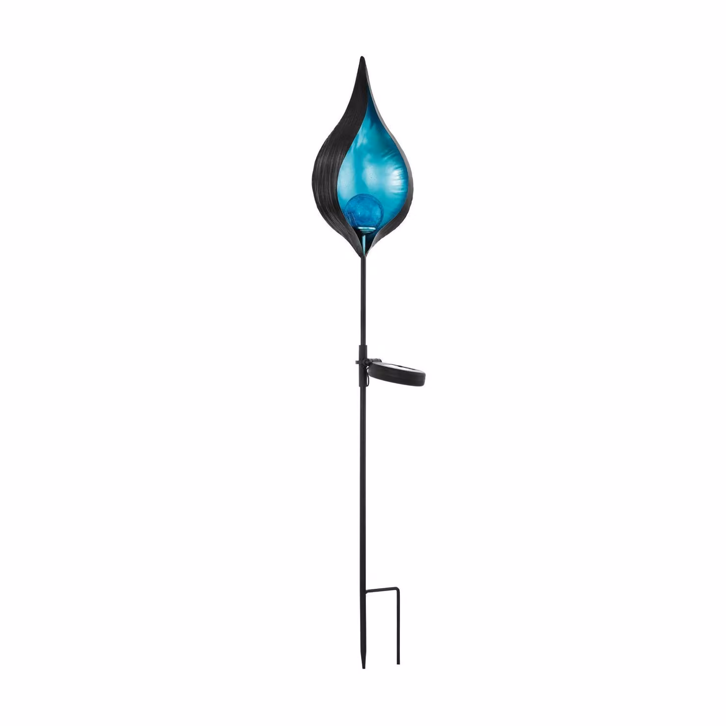 EGLO 48782, Statua decorativa illuminata, Nero, Blu, Vetro, Acciaio, Atmosfera, III, 1 lampadina