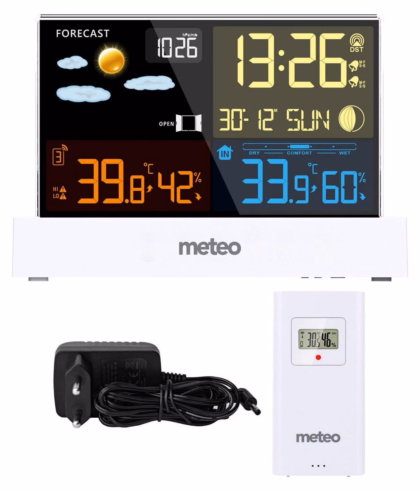 Stazione meteorologica METEO SP110B con DCF, bianca