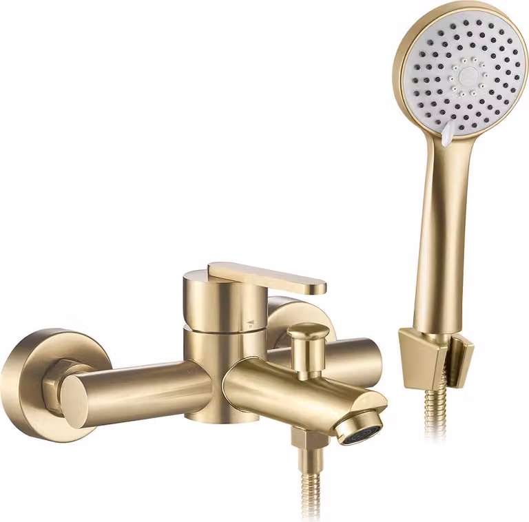 Rubinetto da Vasca Rea Ontario Brush Gold