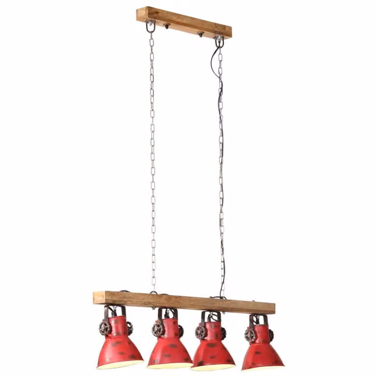 Lampada da Soffitto 25 W Rosso Anticato 90x24x111 cm E27