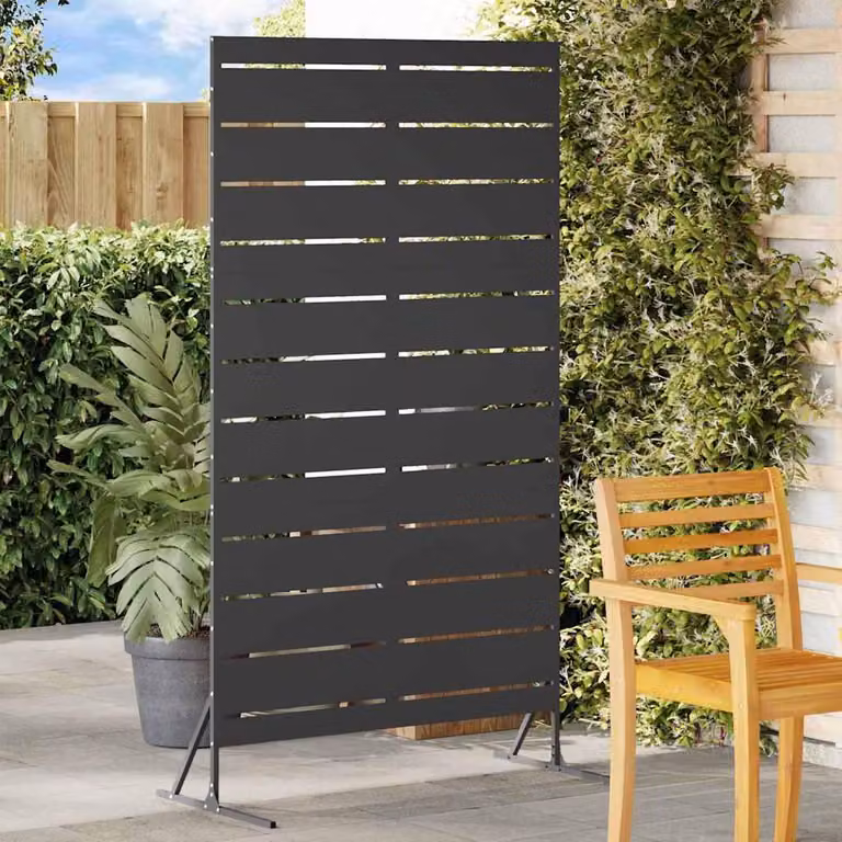 Maison Exclusive - Schermatura 100 x 50 x 180 cm in acciaio nero