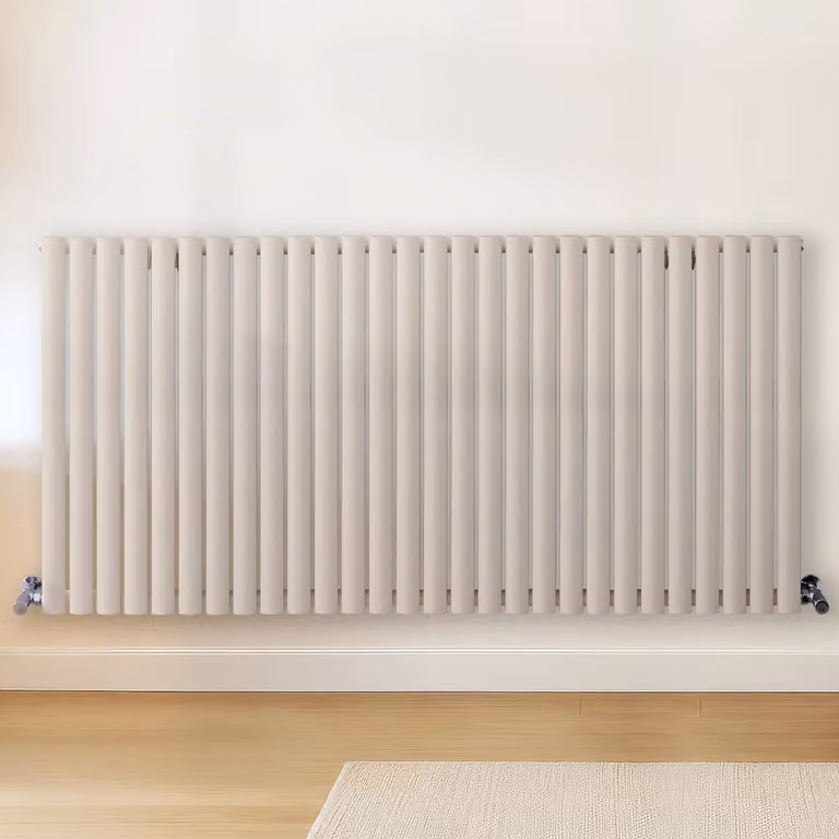 Radiatore di Design Orizzontale Bianco (Pearl Bianco) - 800mm x 1652mm - Pannello Doppio  - Revive