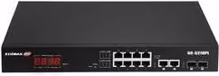 Switch di rete Edimax GS 5210PL Gigabit 12 porte PoE+ Black