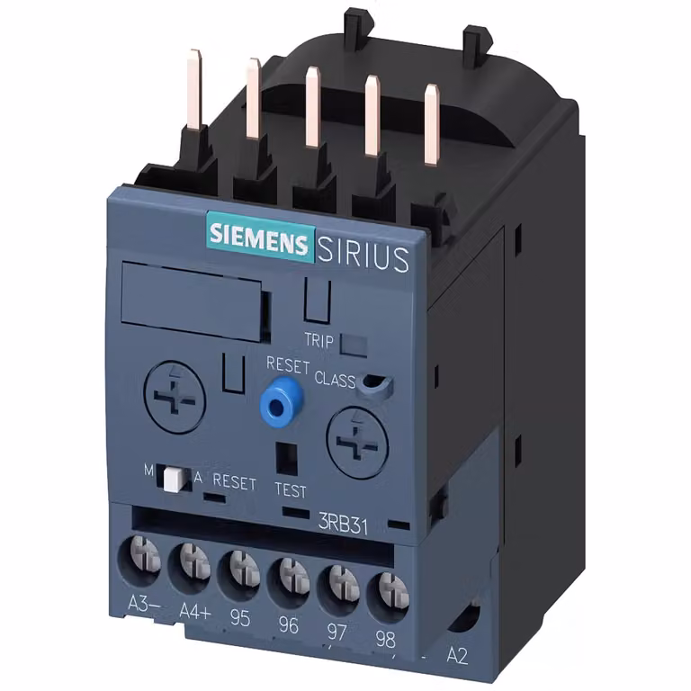 Relè di sovraccarico Siemens 4-16 A per protezione motore S00, Classe 5-30, montaggio su contattore 3RB31134TB0