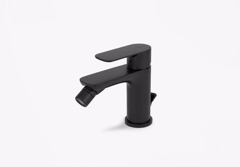 Miscelatore bidet con scarico Vema SLATE V14070 - Nero Opaco