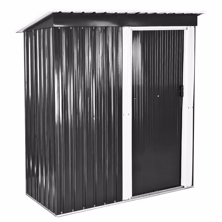 Casetta per attrezzi da giardino in metallo 164x89x182 cm Perth