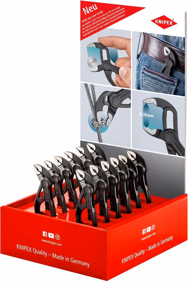Knipex 00 18 01 V39 Espositore da banco 12x 87 00 100