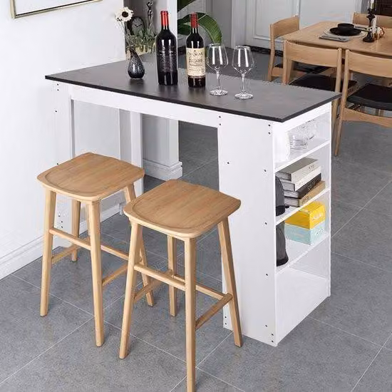 Tavolo da pranzo con cassetti, piano con chiusura multipla, posto a sedere per 4 persone (piano bianco + struttura nera)