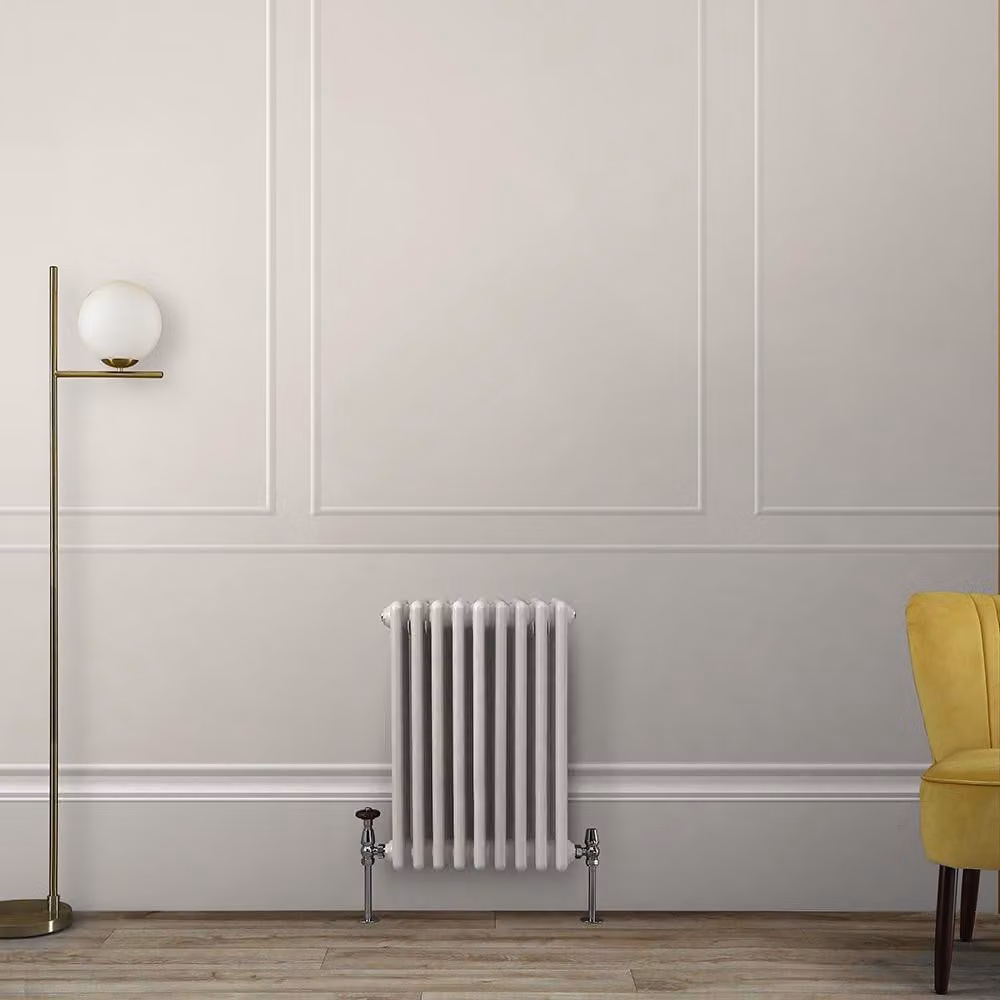 Radiatore Orizzontale a Colonne (3 Colonne) 600mm x 425mm - Bianco (Pearl Bianco) - Regent