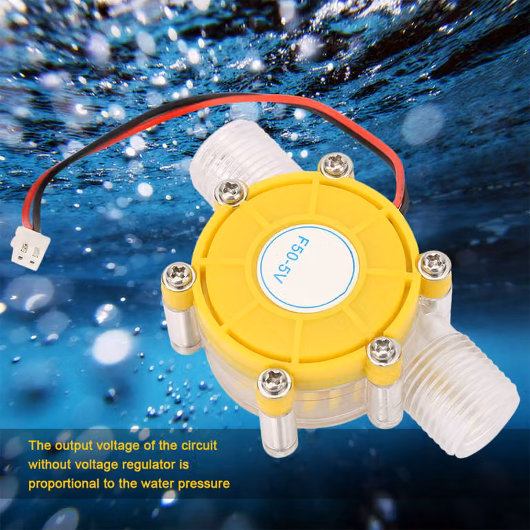 F50 Micro Hydro DC pompa di flusso d'acqua turbina energia idroelettrica generatore (5V)