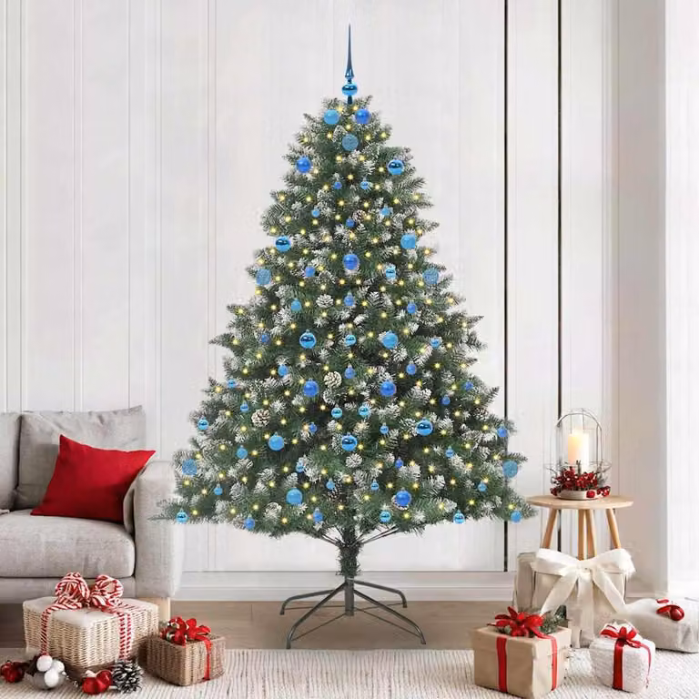 Maison Exclusive - Albero di Natale artificiale, verde, 210 cm
