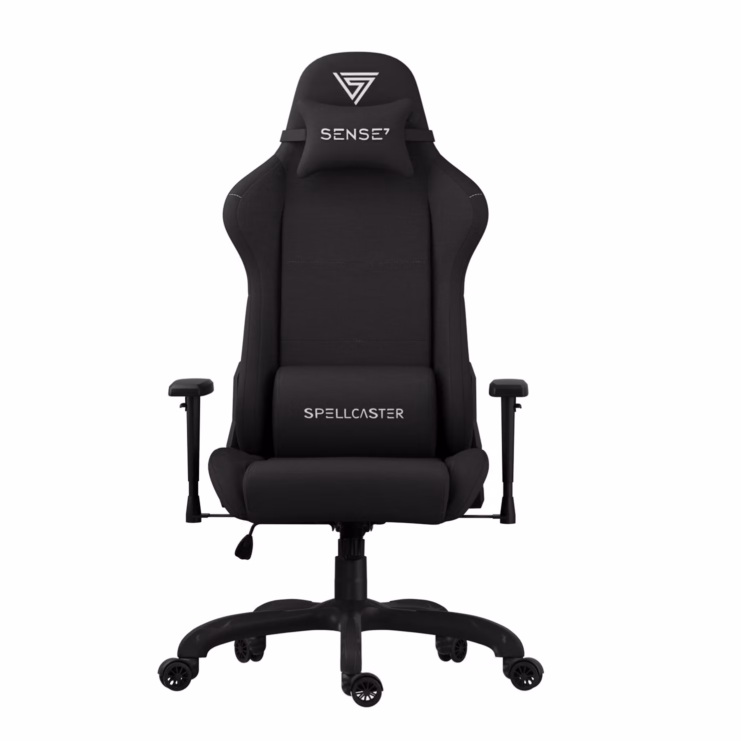 Sense7 Spellcaster FUKU sedia da gioco, poltrona da gioco, sedia da ufficio, sedia da scrivania ergonomica, sedia girevole 120 kg, nero