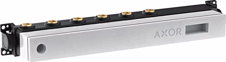 hansgrohe AXOR corps de base pour module thermostat Select, 4 consommateurs, 18312180, 18312180