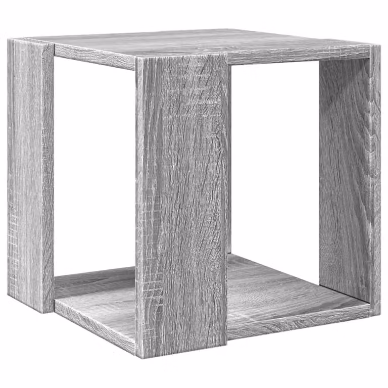 Tavolino da Salotto Grigio Sonoma 32x32x30cm Legno Multistrato
