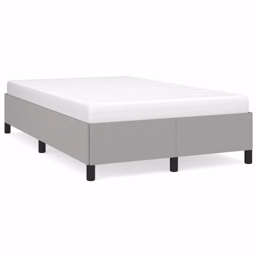 Struttura Letto Design Mania con Giroletto Imbottito in Tessuto Grigio L/P/H: 203 x 120 x 35 cm – 2