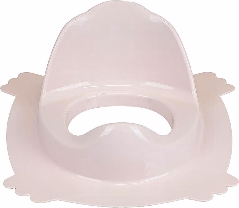 Riduci WC, design ergonomico, materiale morbido, facile da pulire, rosa cipria