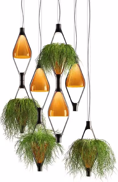 Lampada a sospensione KDLN Viceversa con tecnologia LED dimmabile, finitura oro/ottone e nero, luce bianca calda