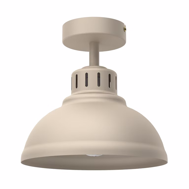 LUMINEX lampada illuminazione plafond Sven beige 1xE27 lampada da soffitto