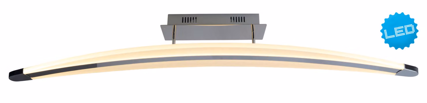 Näve - Plafoniera LED, Bowie, dimensioni: l: 100cm; p: 11cm; h: 15cm; 1232742