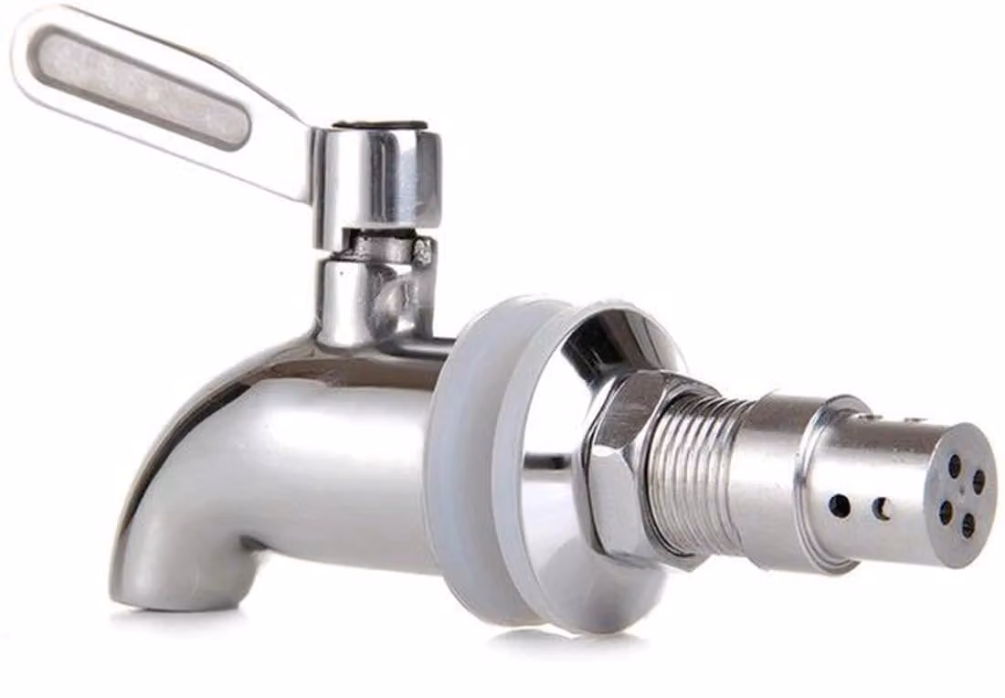 Rubinetto a rubinetto in acciaio inossidabile Azomor per un impiego versatile nei distributori di bevande