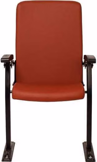 Sessel Sofa 1 Sitzer für Theater Design Luxus Rot Sessel Art Deco