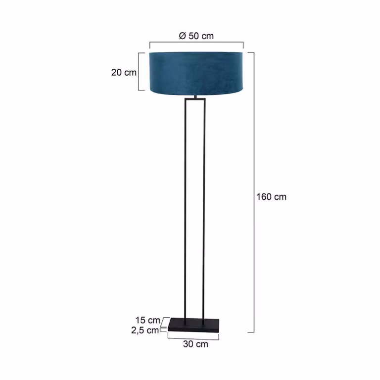Steinhauer Lampada da terra Stang, Nero, Soggiorno / Sala da pranzo, Metallo, Moderno, Lampada da terra