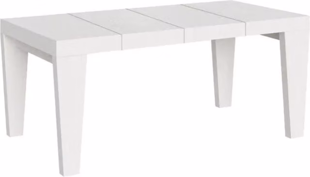 Tavolo allungabile 140/244x90 cm Spimbo Premium colore bianco frassino