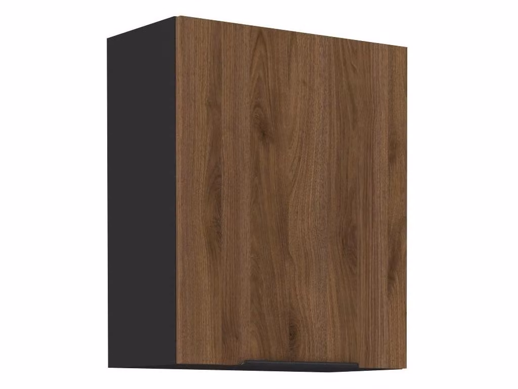 Mobile cucina superiore TOVA - larghezza 60 cm, noce okapi / nero