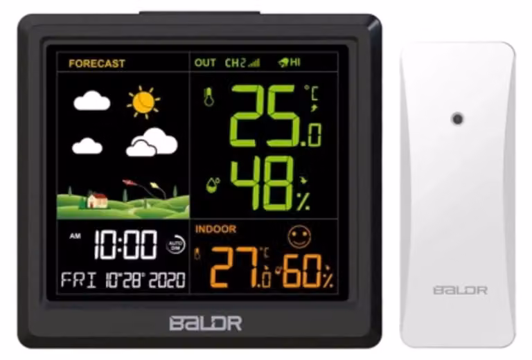 Stazione meteorologica BALDRTHERM B0389WST2H2-V1 con sensore esterno
