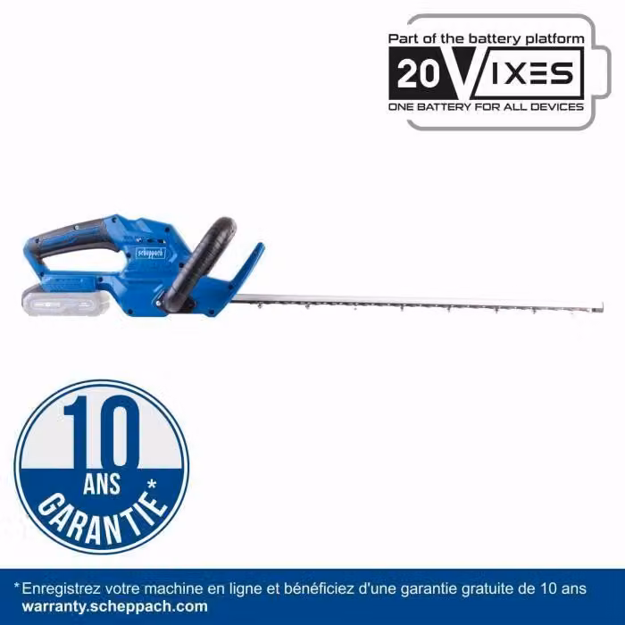 SCHEPPACH C-HT570-X cordless hedge trimmer - SET - 51 cm - 20V 2.0 Ah IXES battery + charger