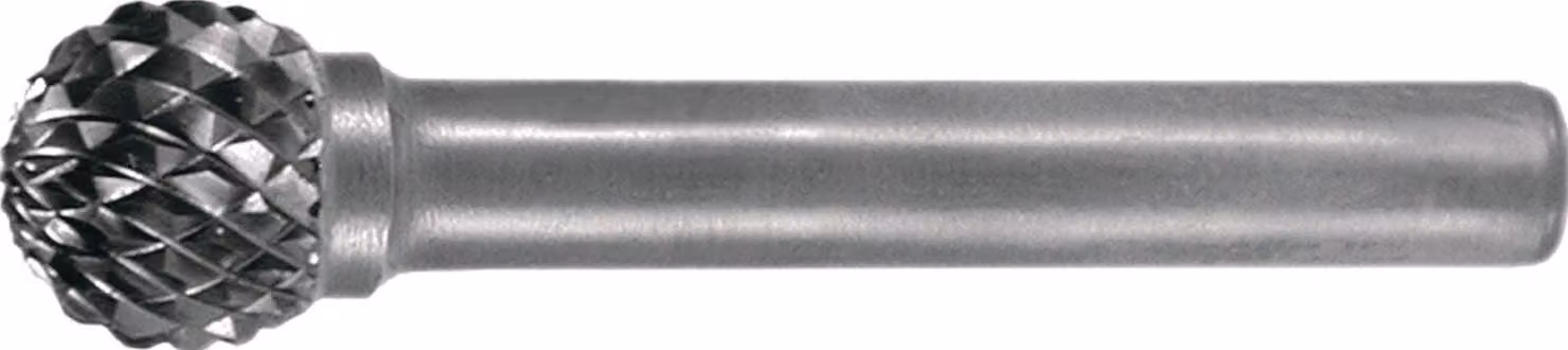 Punta KUD 10 mm, lunghezza testa 9 mm, gambo 6 mm, dentatura in metallo duro a croce