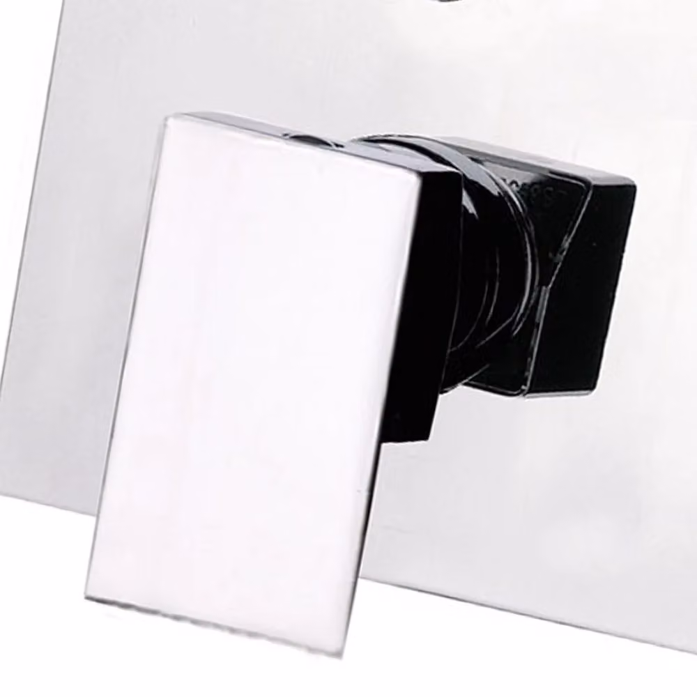 Rubinetto doccia incasso con deviatore Daniel Rubinetterie serie Skyline in ottone cromato argento – 2