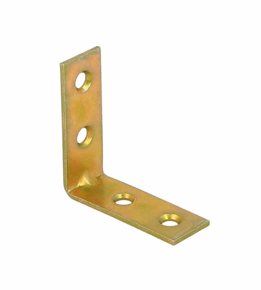 Lastrine ad angolo zincate giallo 40x40 mm pz 20