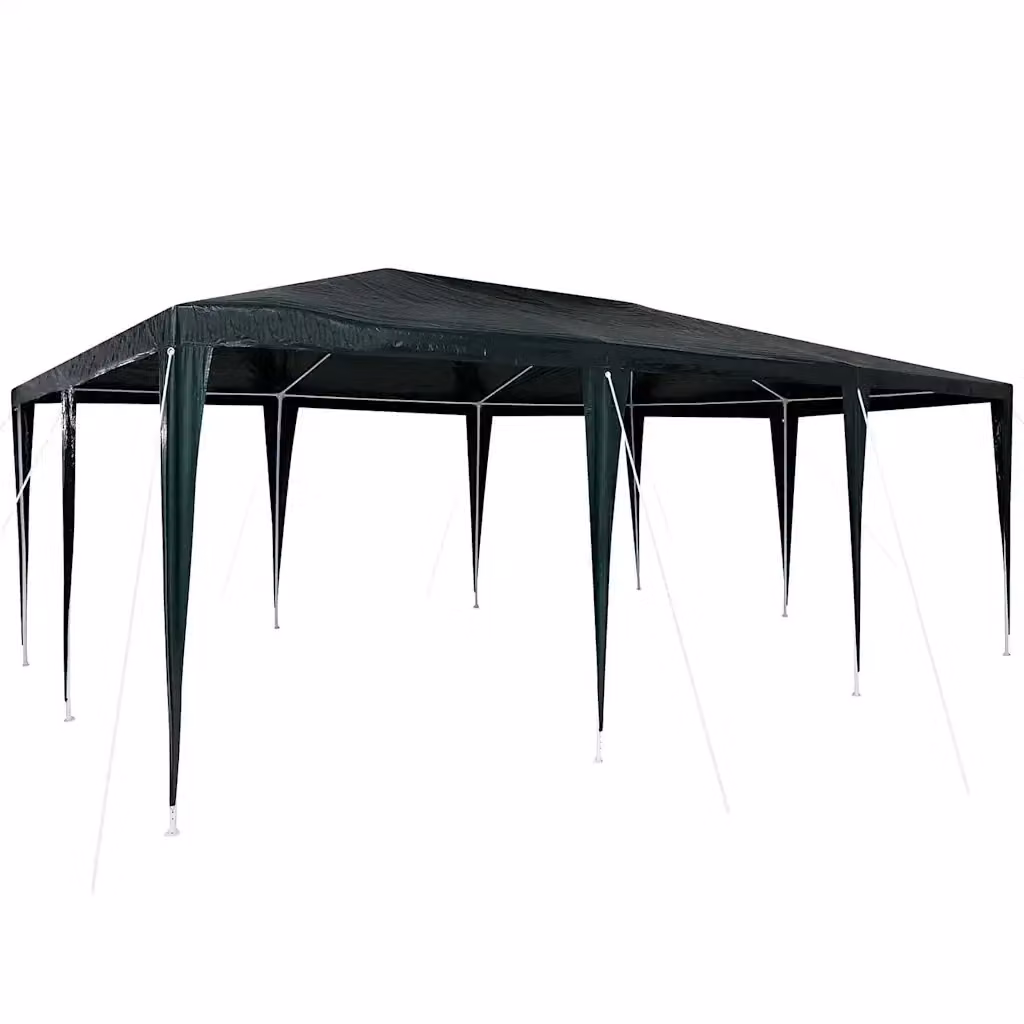 Tenda da festa DESIGN IN Verde in Polietilene e Acciaio L: 600 cm, P: 400 cm, H: 266 cm – 2