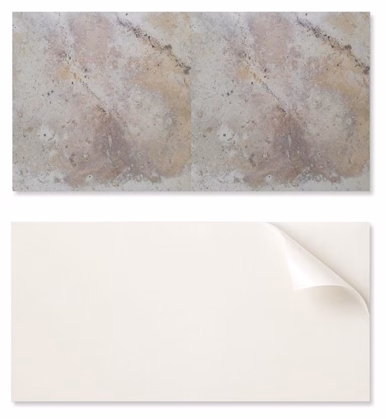 Carta adesiva decorativa in vinile, motivo fantasia, per la camera da letto, dimensioni 120 x 60 cm, effetto pietra naturale