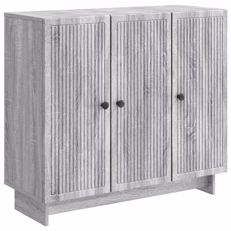 Credenza Grigio Sonoma 89 x 34,5 x 80 cm Legno ingegnerizzato