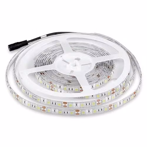Strip LED SMD5050 11W/m 5m 60 LED/m 12V 6500K IP65 10mm