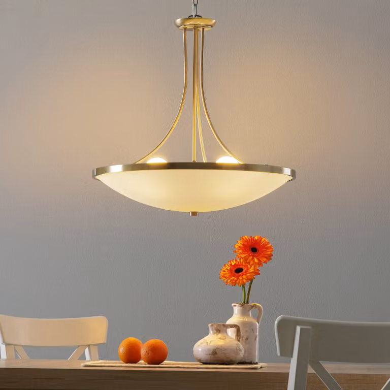 ORION Lampada a sospensione TALYA, dimmerabile, Bronzo / Ottone antico, Soggiorno / Sala da pranzo, Metallo, Antico, Lampada a sospensione