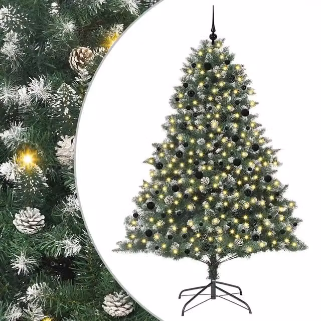 Albero di Natale | Decorazioni natalizie artificiale con 300 LED Verde 240 cm