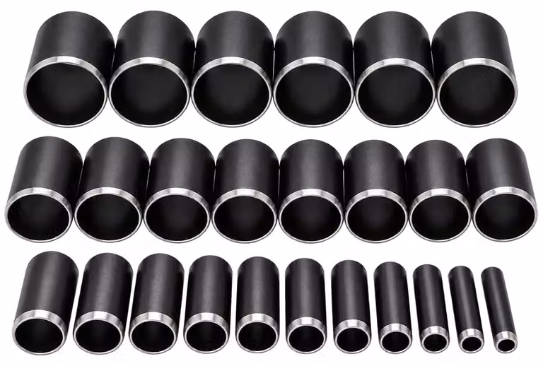 Set di punzoni per foratura, composto da 25 pezzi, con diametri da 1 a 25 mm, Acciaio al carbonio, adatto per la lavorazione del cuoio e di altri materiali