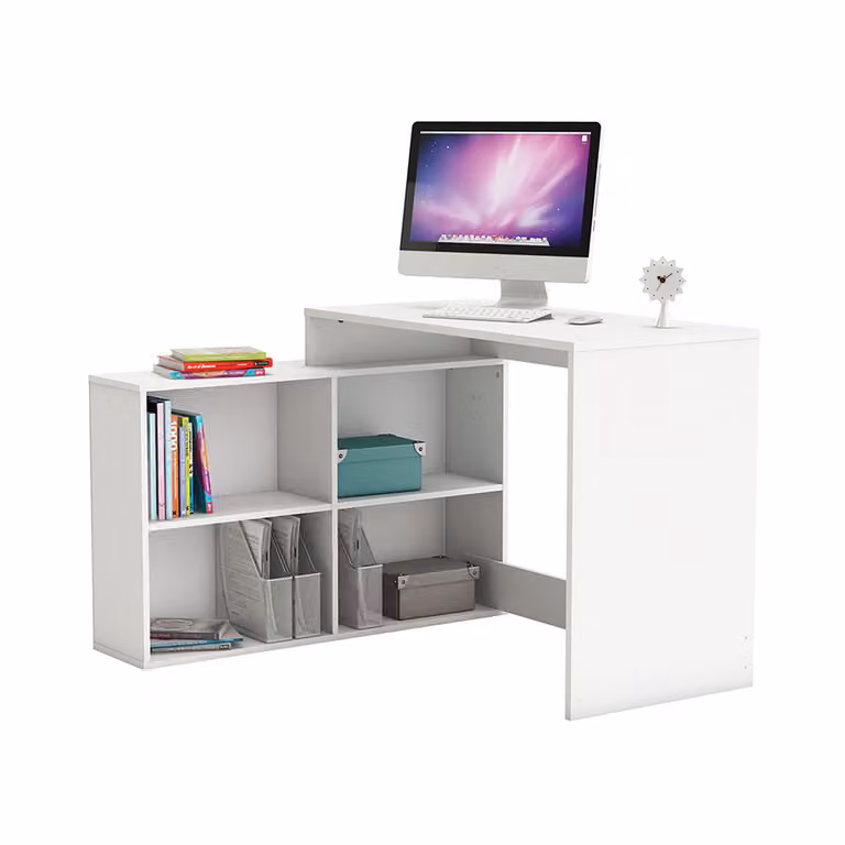 Scrivania ad angolo CORNER bianco
